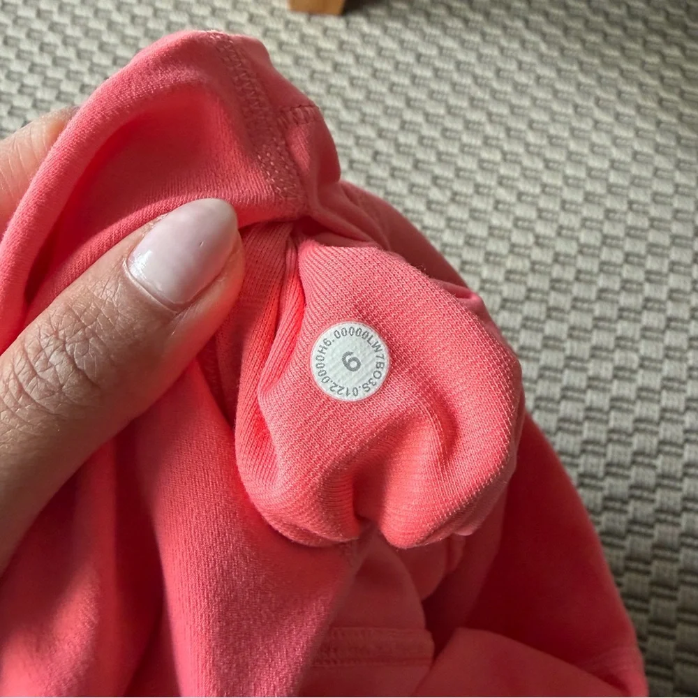 SoulCycle x lululemon Align High-Rise Short 8" in the color Raspberry Cream - Picture 6 of 7